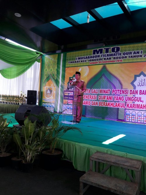 KEGIATAN MTQ TINGKAT KECAMATAN JONGGOL 